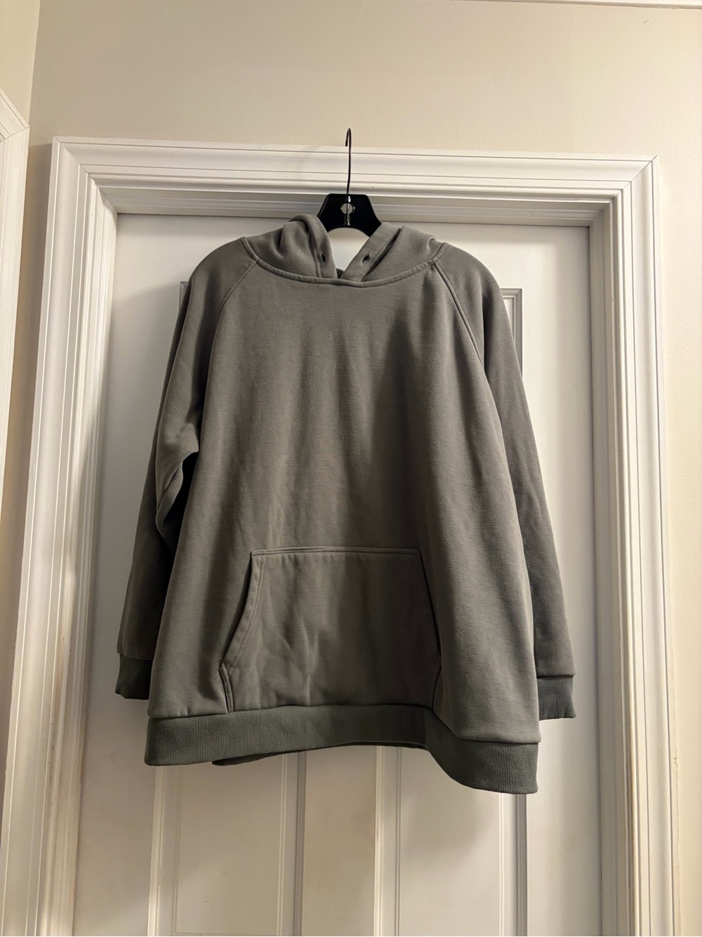 Expressions Olive Green Hooded Sweatshirt Pullover